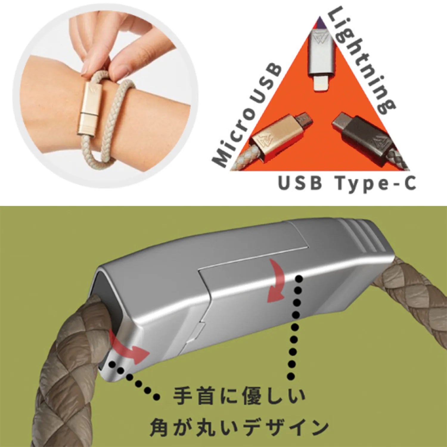Juice Bangle二合一 USB Cable手帶|手機配件|充電線|USB線|手環|手繩| 【8/2 截單，預計 :8月中至8月尾發貨】