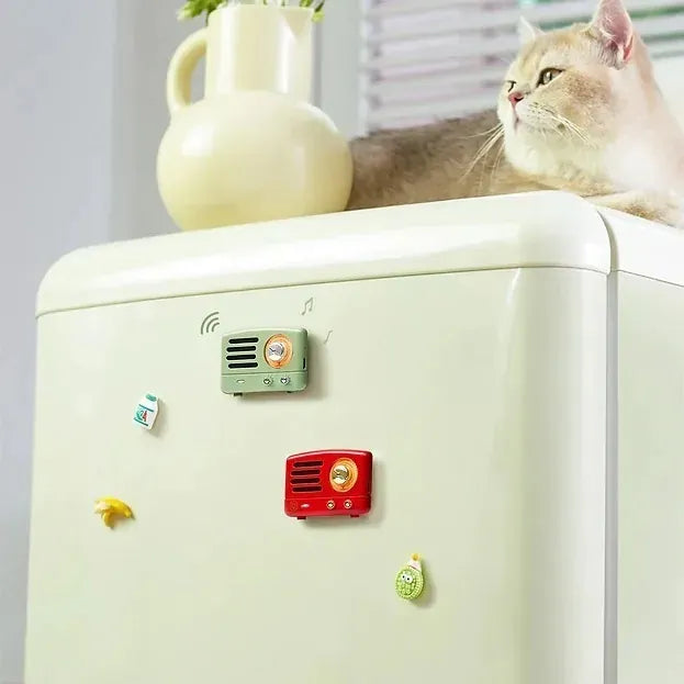 MUZEN OTR Sticker 磁石貼藍牙音箱 BT speaker on your fridge｜復古外型【8/2 截單，預計 :8月中至8月尾發貨】