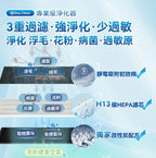 日本DoubleClean 智控AirPure雙域大吸力三重強淨改性炭5D祛味除菌靜音寵物級新風空氣淨化機【9/13 截單，預計 :9月尾至10月中發貨】